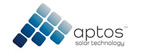 Aptos Solar Technology logo with Synergy 768 for advanced solar energy solutions.